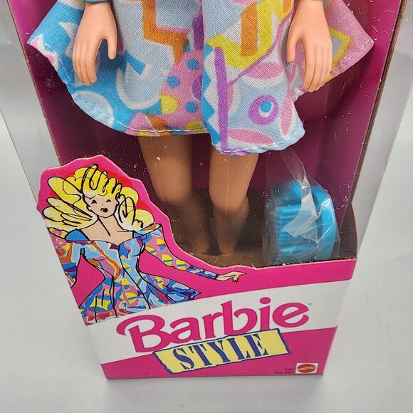 Vintage 1992 Barbie Style Doll #2453 Mattel New Sealed NIB - Picture 6 of 9